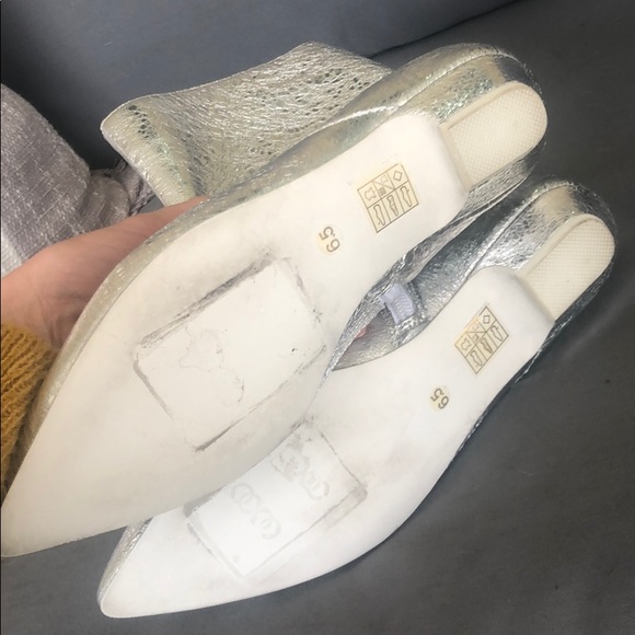 (Sold) Jeffrey Campbell Galaxie Bootie Silver - Picture 7 of 8